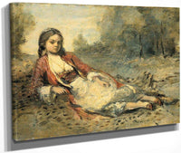 Algerienne By Camille Corot Fine Art Print
