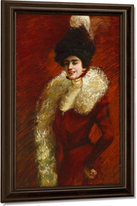 Alice Warder Garrett By Alice Pike Barney Fine Art Print