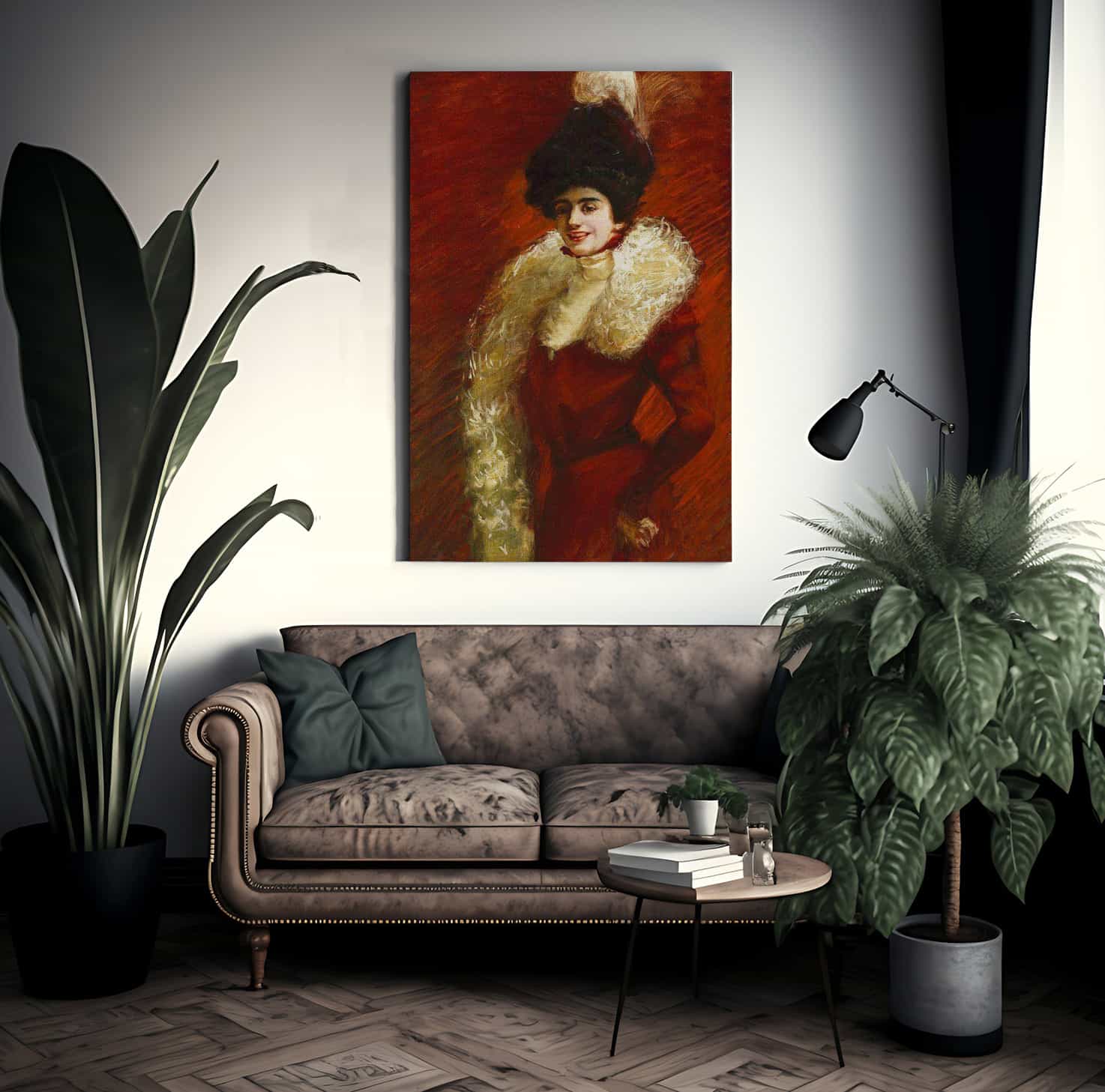 Alice Warder Garrett By Alice Pike Barney Fine Art Print