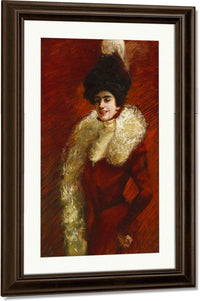 Alice Warder Garrett By Alice Pike Barney Fine Art Print