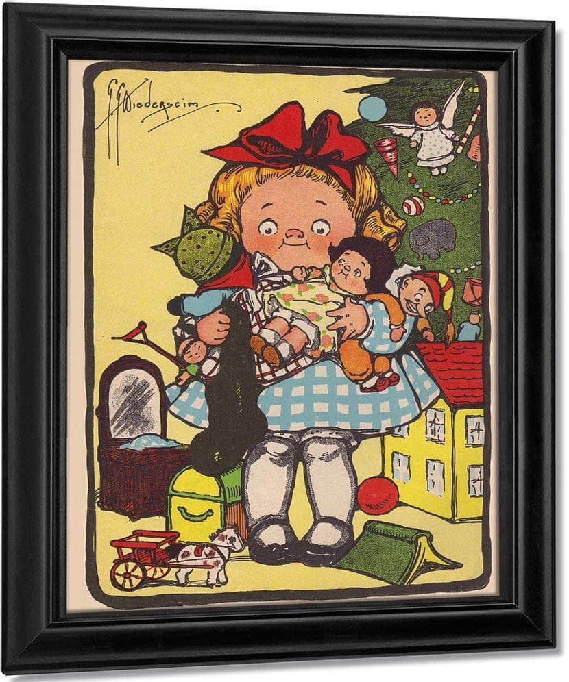 All This For Being Good! Illustrated By Grace G Drayton Fine Art Print