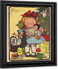 All This For Being Good! Illustrated By Grace G Drayton Fine Art Print