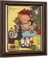 All This For Being Good! Illustrated By Grace G Drayton Fine Art Print