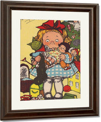 All This For Being Good! Illustrated By Grace G Drayton Fine Art Print