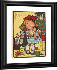 All This For Being Good! Illustrated By Grace G Drayton Fine Art Print