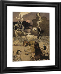 All Through Egypt Every Man Burns A Lamp Story Illustration By Arthur Rackham Fine Art Print