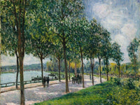 Allee Of Chestnut Trees 1878 By Alfred Sisley Fine Art Print