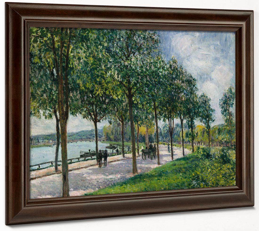 Allee Of Chestnut Trees 1878 By Alfred Sisley Fine Art Print