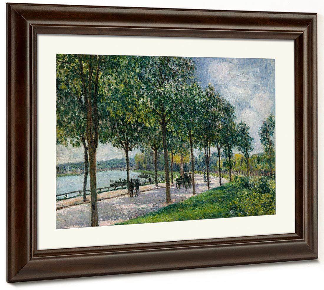 Allee Of Chestnut Trees 1878 By Alfred Sisley Fine Art Print