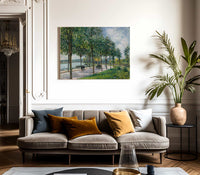 Allee Of Chestnut Trees 1878 By Alfred Sisley Fine Art Print