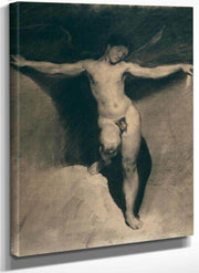 Allegorical Figure Of Envy By Eugene Delacroix Fine Art Print