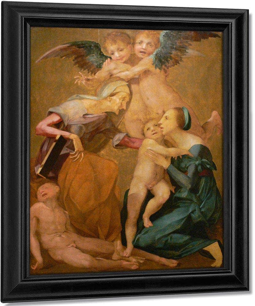 Allegory Of Salvation By Rosso Fiorentino Fine Art Print