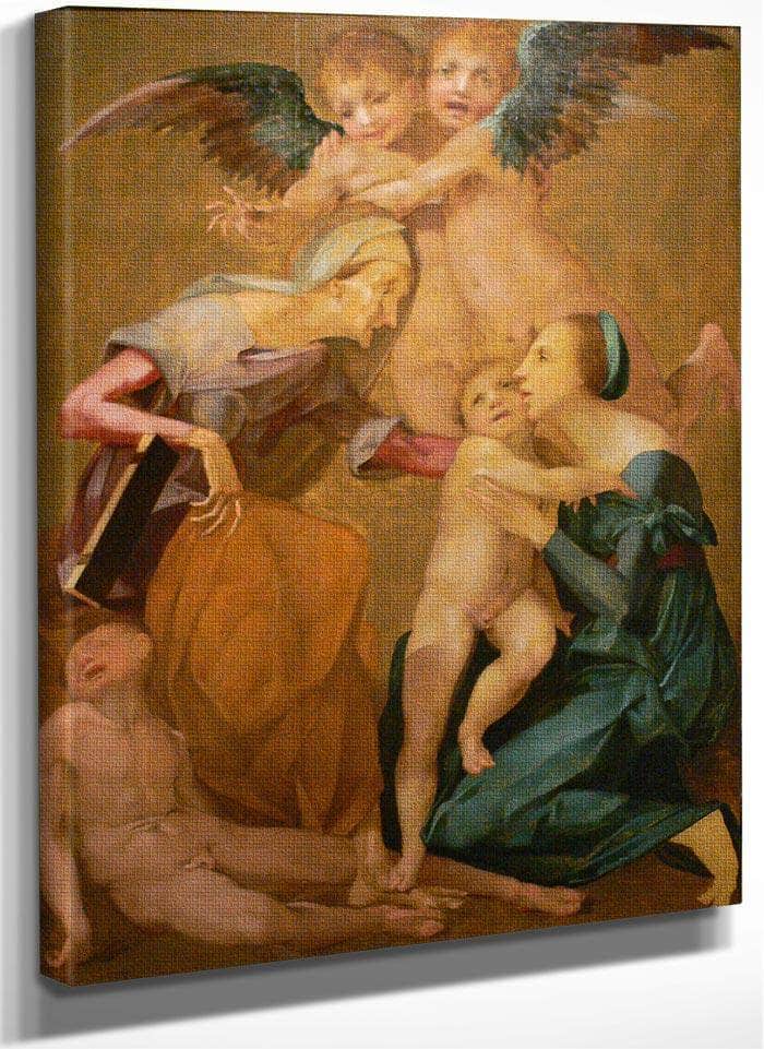 Allegory Of Salvation By Rosso Fiorentino Fine Art Print