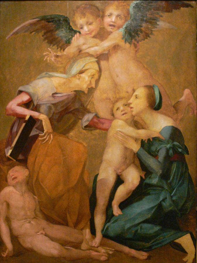 Allegory Of Salvation By Rosso Fiorentino Fine Art Print