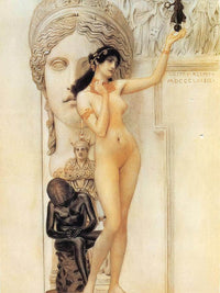 Allegory Of Sculpture, 1889 By Gustav Klimt Fine Art Print