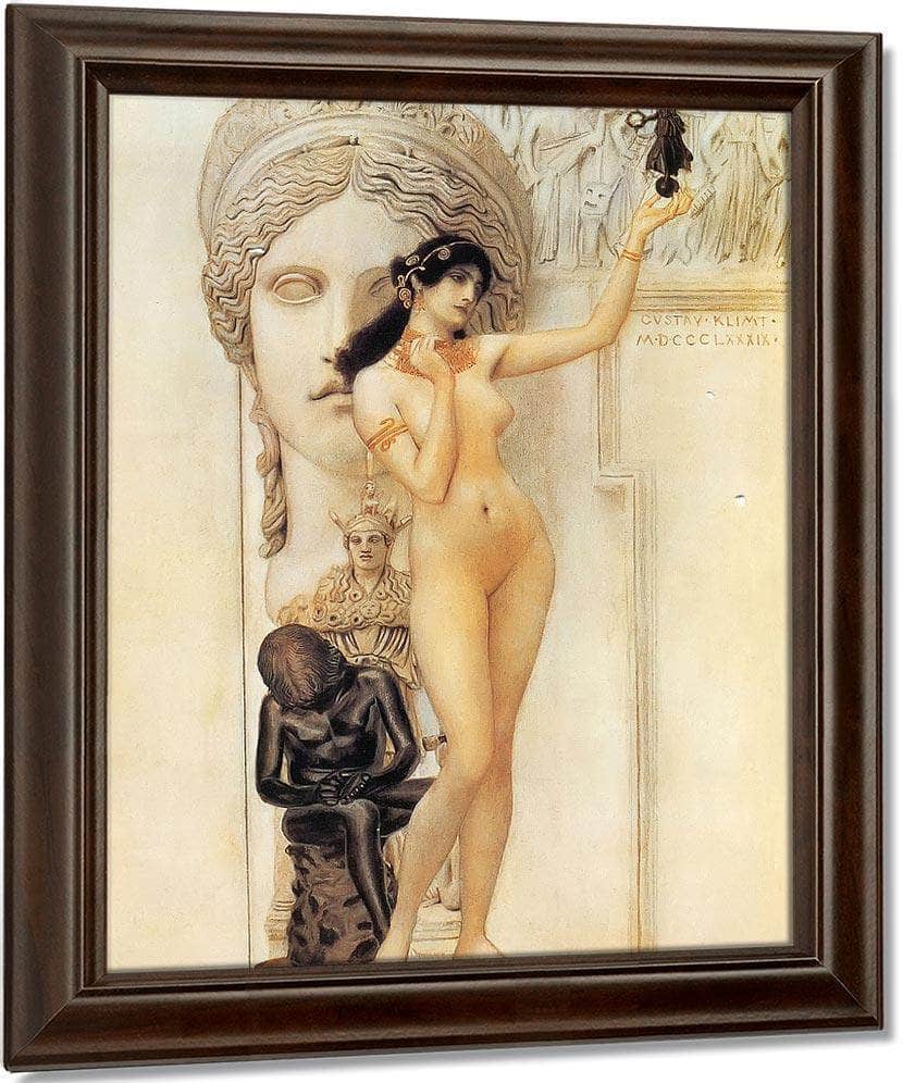 Allegory Of Sculpture, 1889 By Gustav Klimt Fine Art Print