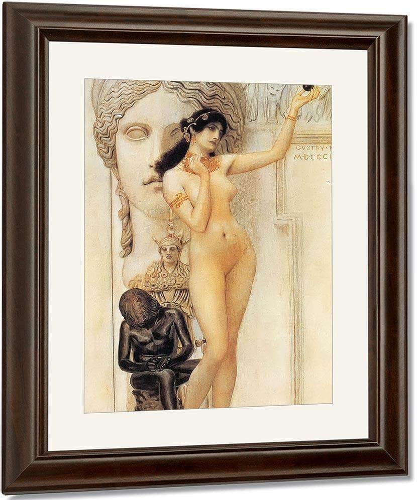 Allegory Of Sculpture, 1889 By Gustav Klimt Fine Art Print