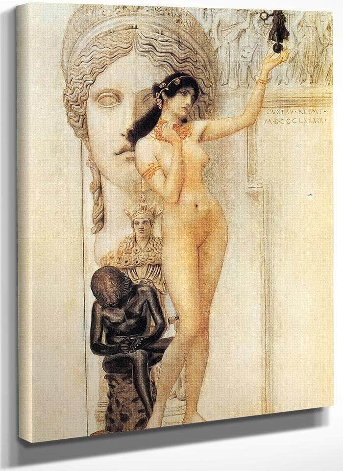 Allegory Of Sculpture, 1889 By Gustav Klimt Fine Art Print