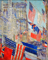 Allies Day May 1917 By Childe Hassam Fine Art Print