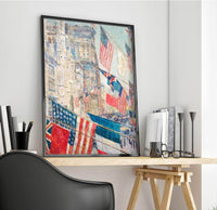 Allies Day, May 1917 Painting Frederick Childe Hassam Canvas Art Fine Art Print