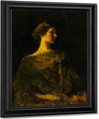 Alma By Thomas Wilmer Dewing Fine Art Print