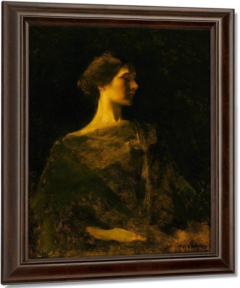 Alma By Thomas Wilmer Dewing Fine Art Print