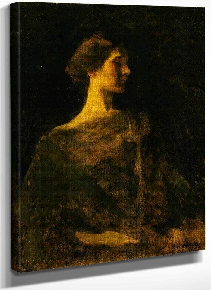 Alma By Thomas Wilmer Dewing Fine Art Print