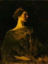 Alma By Thomas Wilmer Dewing Fine Art Print