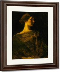 Alma By Thomas Wilmer Dewing Fine Art Print