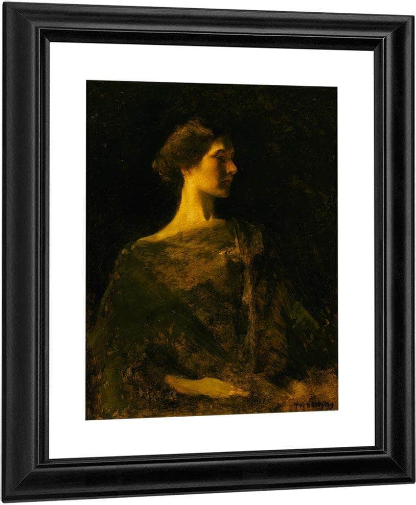Alma By Thomas Wilmer Dewing Fine Art Print
