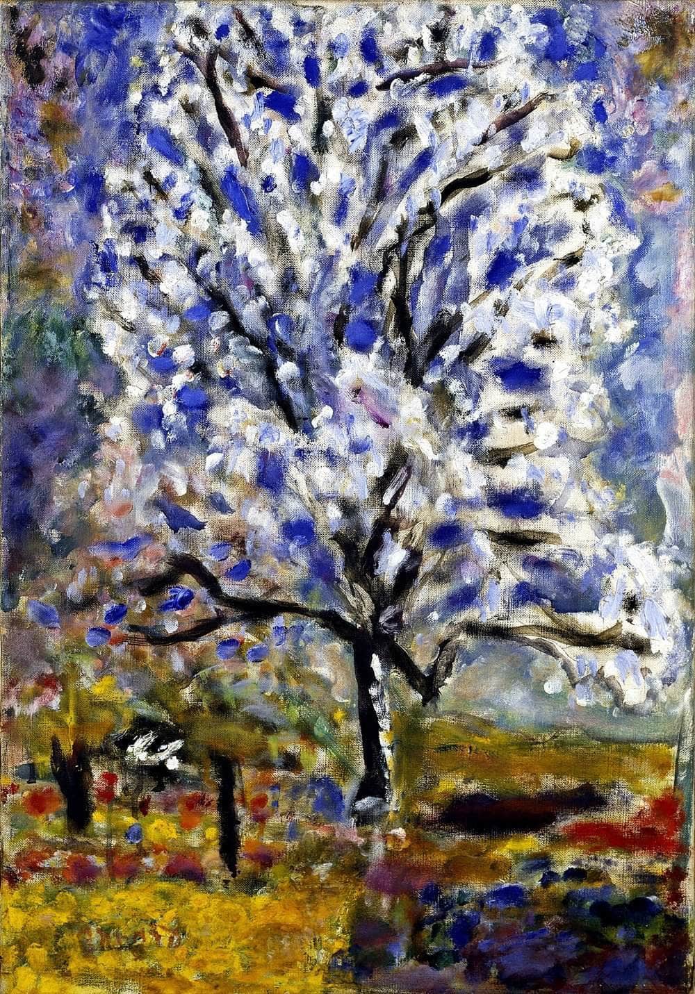 Almond Tree Blossom Painting Pierre Bonnard Canvas Art Fine Art Print