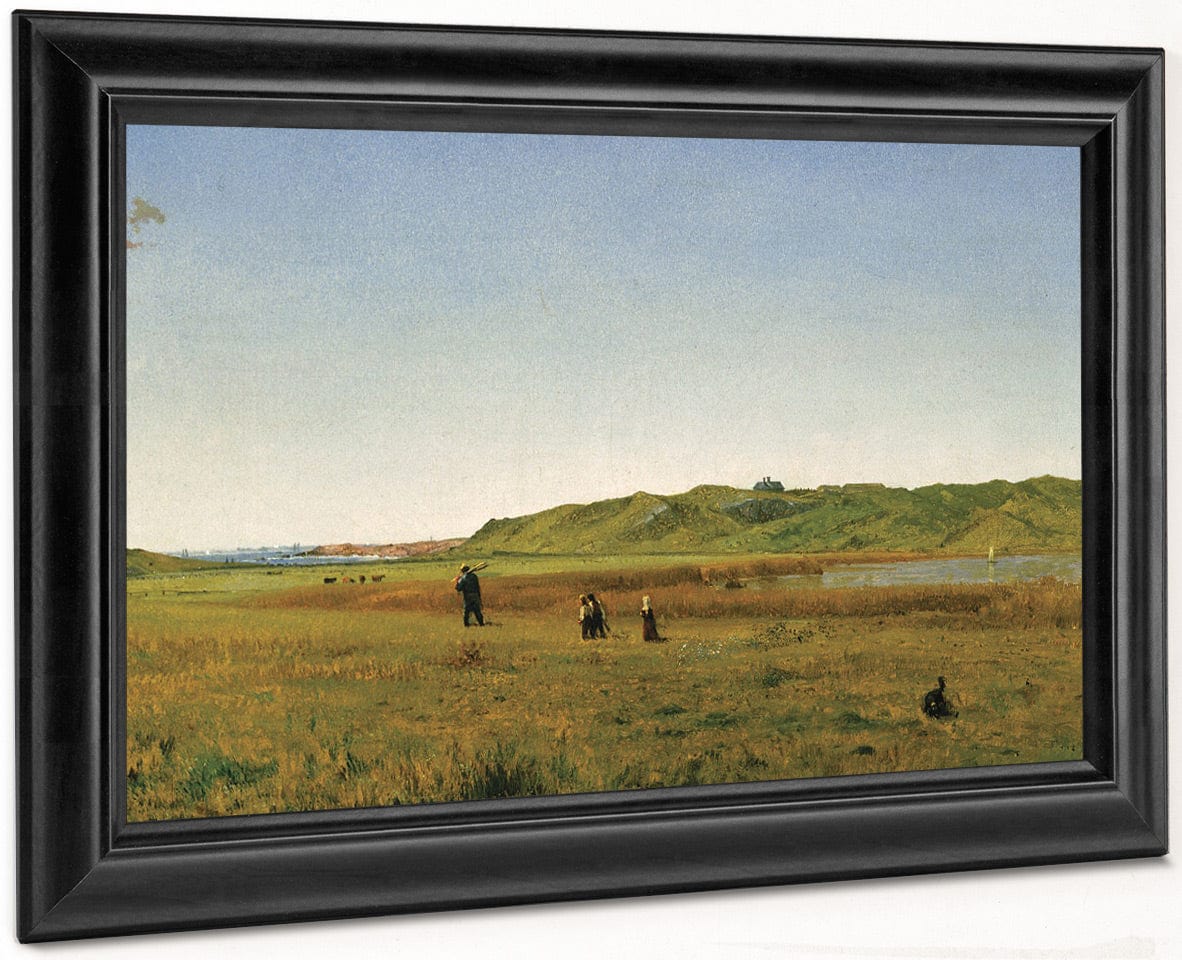 Almy Pond, Newport By John Frederick Kensett Fine Art Print