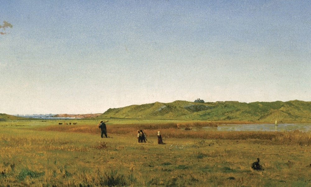 Almy Pond, Newport By John Frederick Kensett Fine Art Print