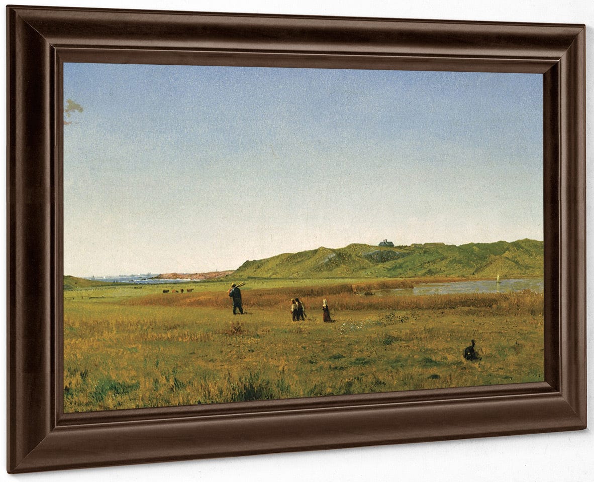 Almy Pond, Newport By John Frederick Kensett Fine Art Print