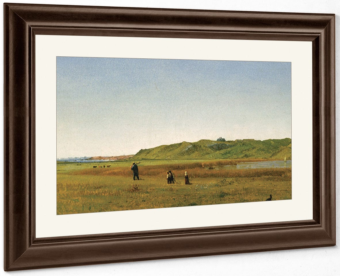 Almy Pond, Newport By John Frederick Kensett Fine Art Print