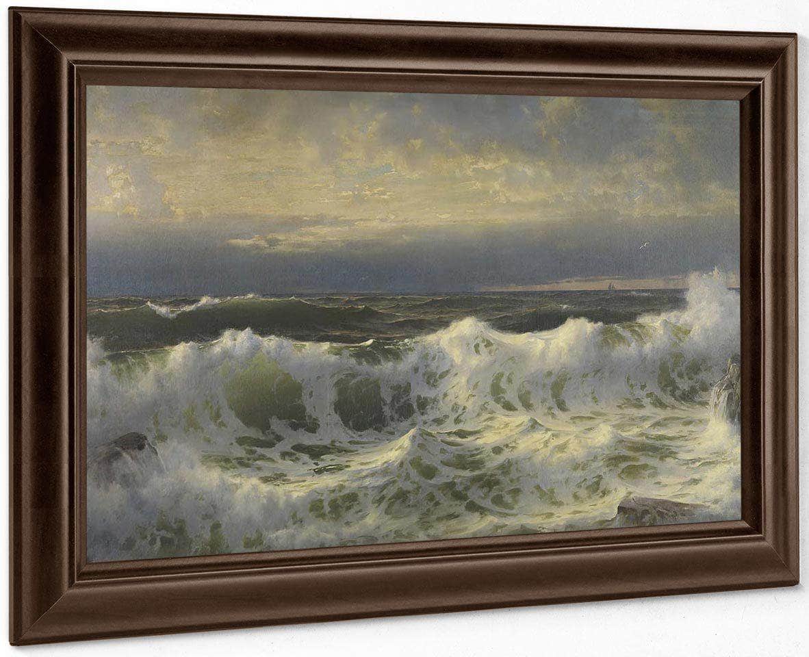 Along The Shore By William Trost Richards Fine Art Print