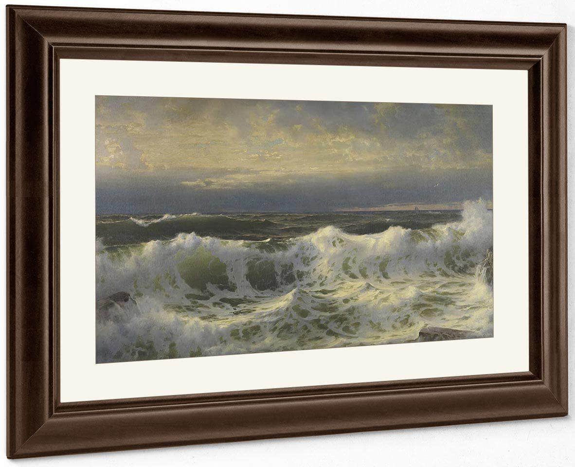 Along The Shore By William Trost Richards Fine Art Print