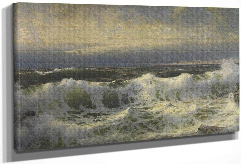 Along The Shore By William Trost Richards Fine Art Print