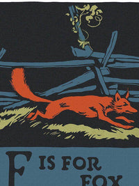 Alphabet F Is For Fox By C.B. Falls Fine Art Print