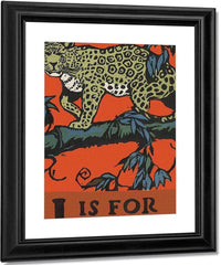 Alphabet J Is For Jaguar By C.B. Falls Fine Art Print