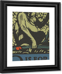 Alphabet O Is For Orangutan By C.B. Falls Fine Art Print