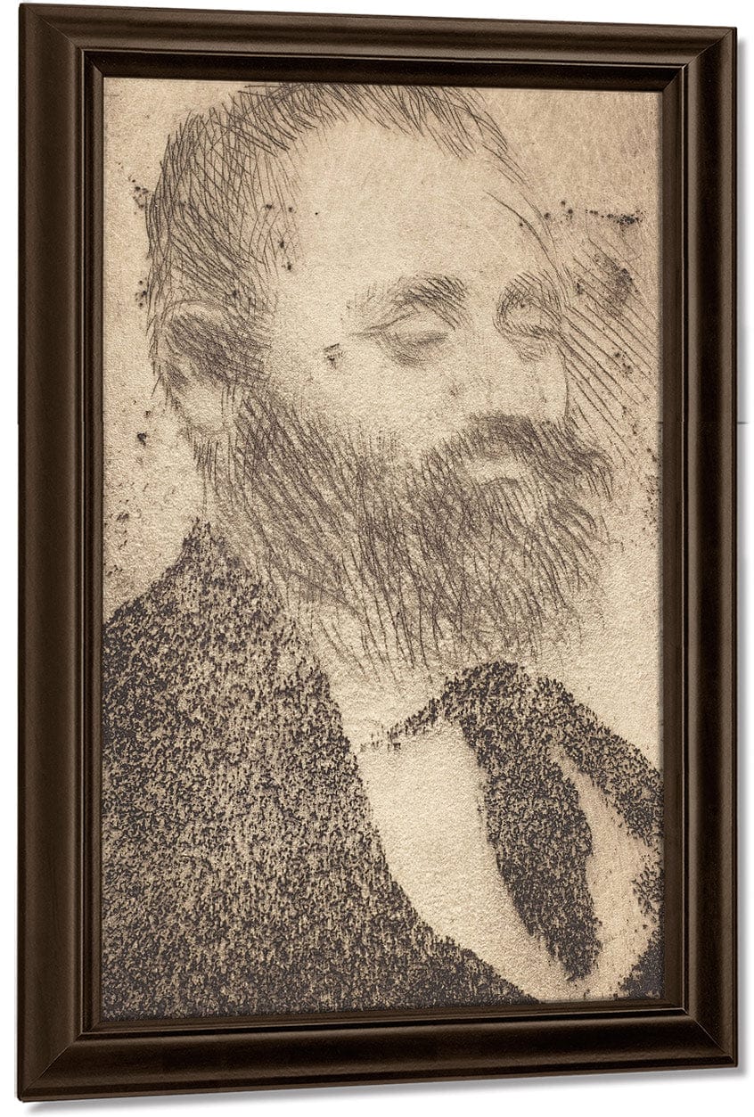 Alphonse Hirsch By Edgar Degas Fine Art Print