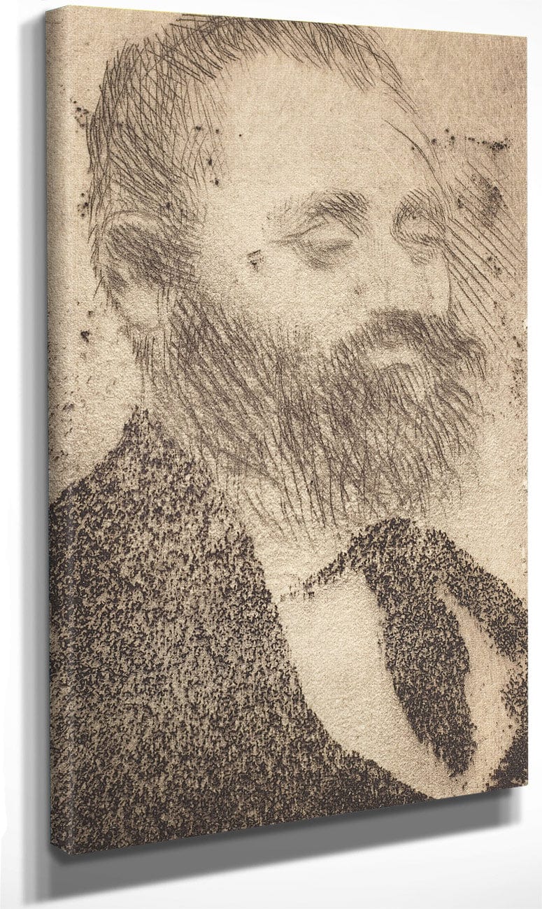 Alphonse Hirsch By Edgar Degas Fine Art Print