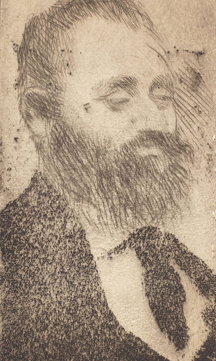 Alphonse Hirsch By Edgar Degas Fine Art Print