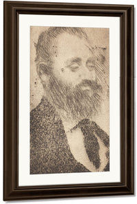 Alphonse Hirsch By Edgar Degas Fine Art Print