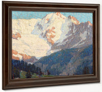 Alpine Glaciers By Edgar Payne Fine Art Print