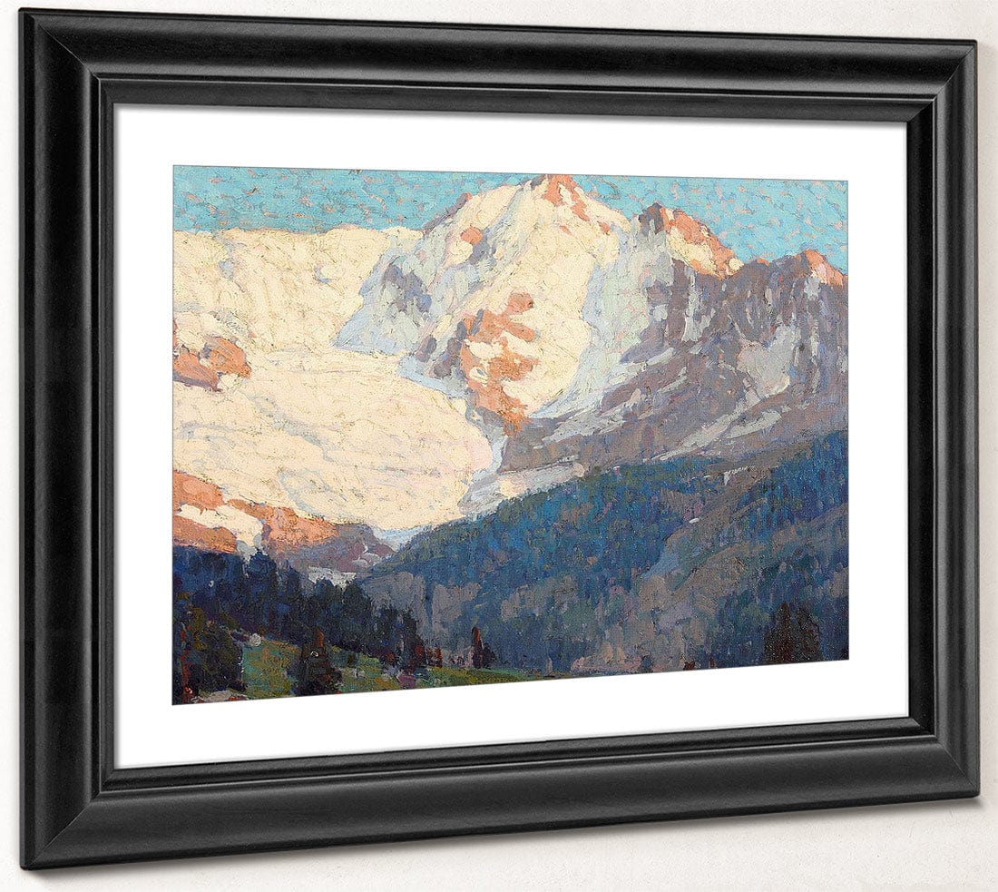 Alpine Glaciers By Edgar Payne Fine Art Print