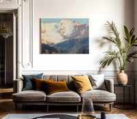 Alpine Glaciers By Edgar Payne Fine Art Print