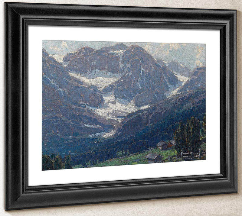 Alpine Scene, Switzerland By Edgar Payne Fine Art Print