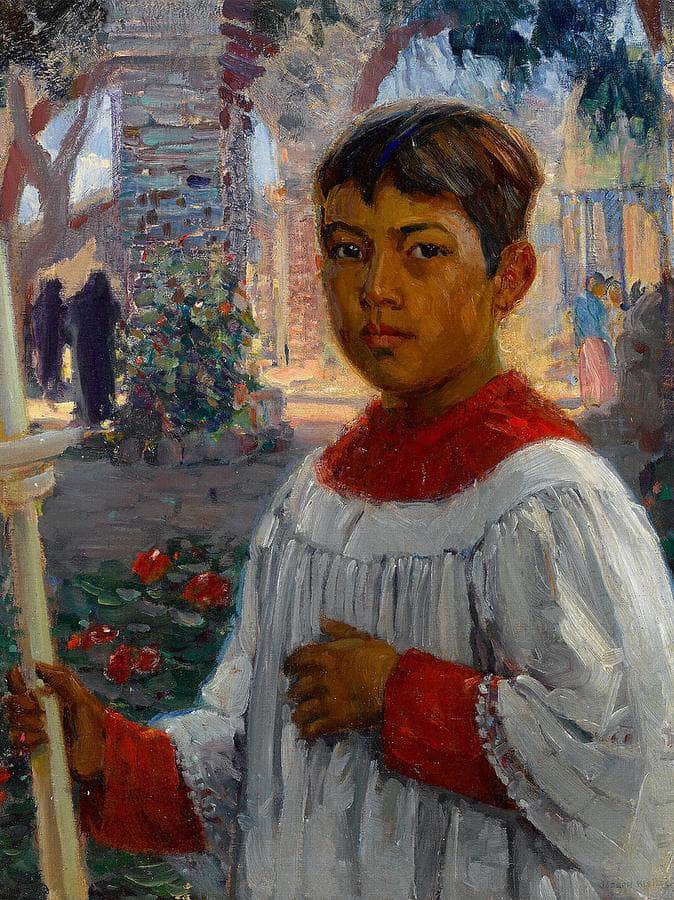 Altar Boy By Joseph Kleitsch Fine Art Print
